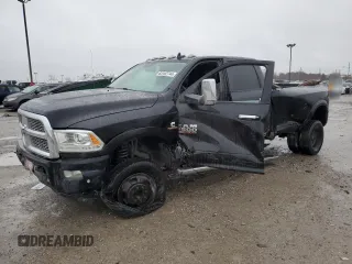 2018 Ram 3500 Laramie z VIN 3C63RRJL3JG112036, wystawiony jako Copart lot #83102744 z przebiegiem Nie podano mil oraz Szkoda całkowita • Salvage title. Historia ofert i sprzedaży dostępna na DreamBid. Obrazek 1.