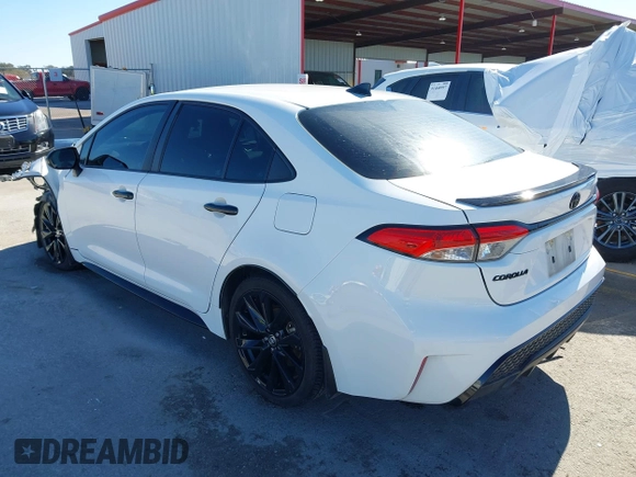 2021 Toyota Corolla SE with VIN 5YFS4MCEXMP081967, listed as a IAAI auction lot 41476992 with 77,355 mi miles. Bid and sale history available at carsss.com. Image 3.