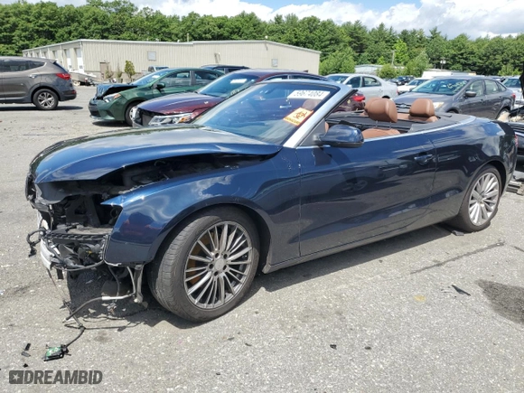 2010 Audi A5 Premium Plus with VIN WAULFAFH2AN011453, listed as a Copart auction lot 59674084 with 0 mi miles and Salvage Title. Bid and sale history available at carsss.com. Image 1.
