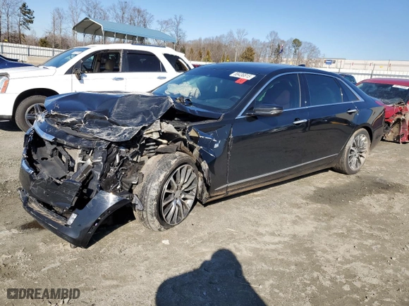 2016 Cadillac CT6 Premium Luxury AWD with VIN 1G6KG5R69GU149554, listed as a Copart auction lot 88436815 with 0 mi miles and Salvage Title. Bid and sale history available at carsss.com. Image 1.