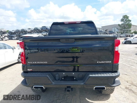 2021 Chevrolet Silverado 1500 Custom with VIN 3GCUYBEFXMG200422, listed as a IAAI auction lot 41955342 with 40,876 mi miles and . Bid and sale history available at DreamBid. Image 16.