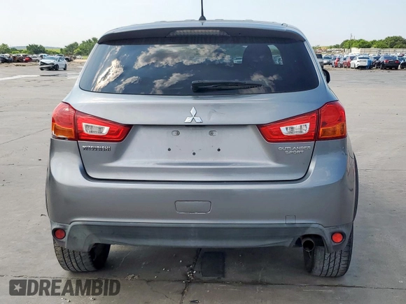 2016 Mitsubishi Outlander ES with VIN JA4AP3AUXGZ061746, listed as a Copart auction lot 59199125 with 137,294 mi miles and Clean title. Bid and sale history available at DreamBid. Image 6.