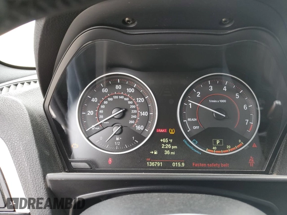 2015 BMW 2 Series M235i xDrive with VIN WBA1J9C59FVX99024, listed as a Copart auction lot 49821773 with 136,791 mi miles. Bid and sale history available at carsss.com. Image 9.