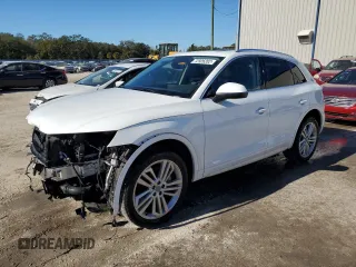2018 Audi Q5 Premium Plus with VIN WA1BNAFY5J2010455, listed as a Copart auction lot 72926202 with 53,290 mi miles. Bid and sale history available at carsss.com. Image 1.