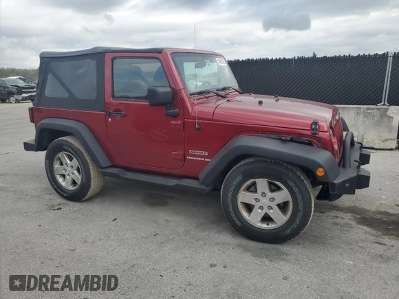 2011 Jeep Wrangler Sport with VIN 1J4AA2D16BL528721, listed as a Copart auction lot 54829625 with 80,771 mi miles and Non Repairable. Bid and sale history available at carsss.com. Image 4.
