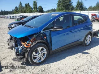 2023 Chevrolet Bolt EV 1LT with VIN 1G1FW6S09P4110744, listed as a Copart auction lot 64982875 with 28,876 mi miles and Salvage title. Bid and sale history available at DreamBid. Image 1.