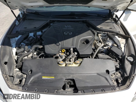 2019 Infiniti Q50 Luxe with VIN JN1EV7ARXKM558286, listed as a Copart auction lot 47453495 with 95,086 mi miles and Salvage Title. Bid and sale history available at carsss.com. Image 13.