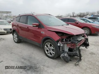 2016 Ford Escape Titanium with VIN 1FMCU9JX1GUC72265, listed as a Copart auction lot 48958575 with 65,313 mi miles and Salvage Title. Bid and sale history available at carsss.com. Image 4.
