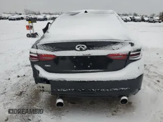 2019 Infiniti Q50 3.0t LUXE with VIN JN1EV7AR1KM590110, listed as a Copart auction lot 45049675 with 0 mi miles and Salvage Title. Bid and sale history available at carsss.com. Image 6.