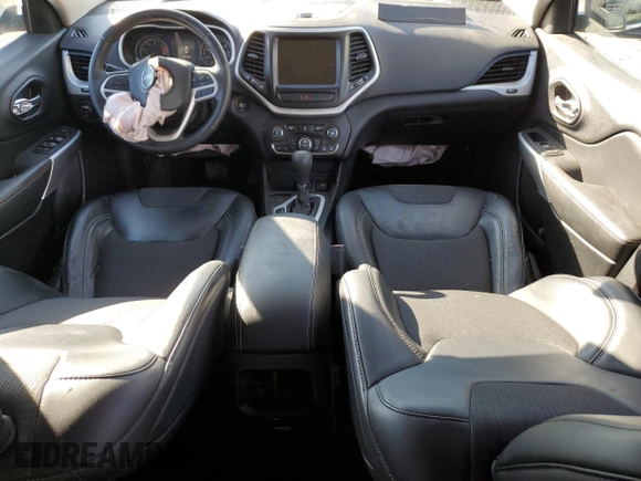 2018 Jeep Cherokee Latitude Plus with VIN 1C4PJLLB1JD512001, listed as a Copart auction lot 77412584 with 40,637 mi miles and Salvage title. Bid and sale history available at DreamBid. Image 8.