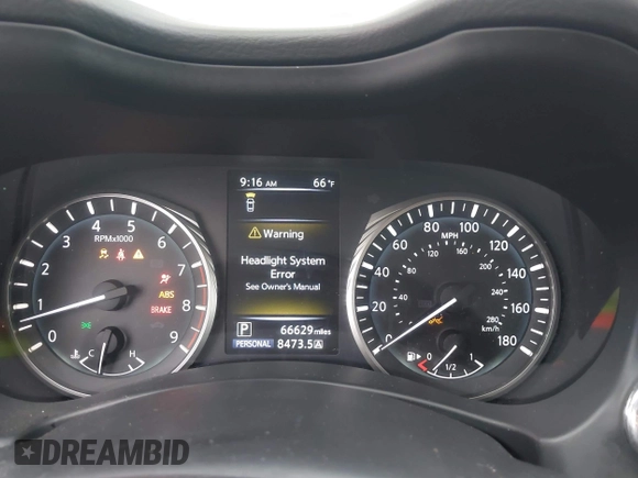 2019 Infiniti Q50 Luxe z VIN JN1EV7AP5KM518681, wystawiony jako IAAI lot #41958746 z przebiegiem 66 629 mil mil oraz . Historia ofert i sprzedaży dostępna na DreamBid. Obrazek 7.