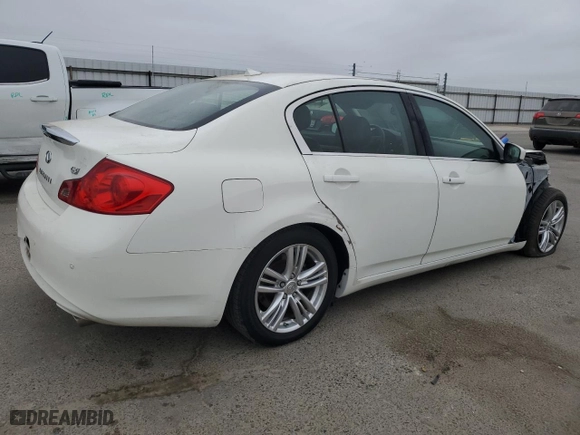 2013 Infiniti G37 Sedan Journey with VIN JN1CV6AP1DM726206, listed as a Copart auction lot 54602995 with 107,155 mi miles and Clean Title. Bid and sale history available at carsss.com. Image 3.