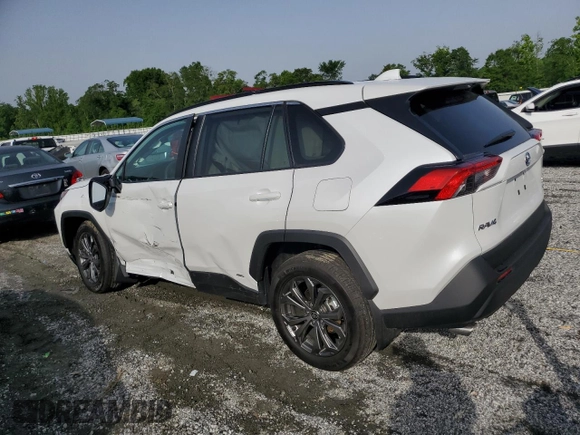 2024 Toyota RAV4 Hybrid XLE Premium with VIN 4T3B6RFV1RU174487, listed as a Copart auction lot 57208645 with 9,911 mi miles and Salvage title. Bid and sale history available at DreamBid. Image 2.