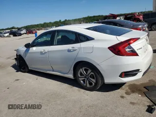 2017 Honda Civic LX with VIN 19XFC2F51HE224834, listed as a Copart auction lot 57951885 with 124,041 mi miles and Salvage title. Bid and sale history available at DreamBid. Image 2.