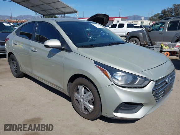 2019 Hyundai Accent SE with VIN 3KPC24A37KE087123, listed as a IAAI auction lot 41837687 with 99,443 mi miles. Bid and sale history available at carsss.com. Image 1.