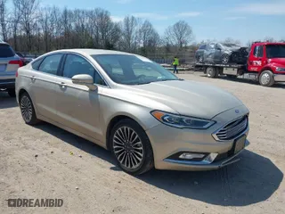 2018 Ford Fusion Titanium with VIN 3FA6P0D93JR233361, listed as a IAAI auction lot 41908259 with 202,949 mi miles. Bid and sale history available at carsss.com. Image 1.