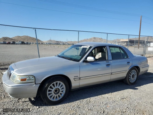 2009 Mercury Grand Marquis LS with VIN 2MEHM75V19X635388, listed as a Copart auction lot 68141384 with 68,786 mi miles and Salvage Title. Bid and sale history available at carsss.com. Image 1.