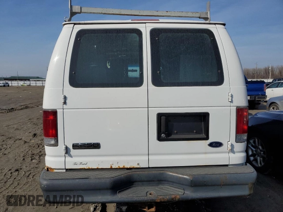 2008 Ford Econoline Cargo Commercial with VIN 1FTNE24L98DA24003, listed as a Copart auction lot 40831554 with 343,473 mi miles and Clean Title. Bid and sale history available at DreamBid. Image 6.