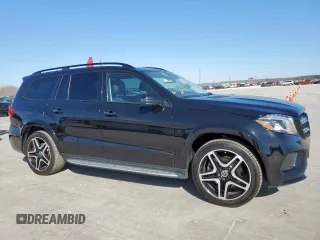 2019 Mercedes-Benz GLS 550 with VIN 4JGDF7DE1KB222435, listed as a Copart auction lot 47496225 with 123,697 mi miles and Clean title. Bid and sale history available at DreamBid. Image 4.