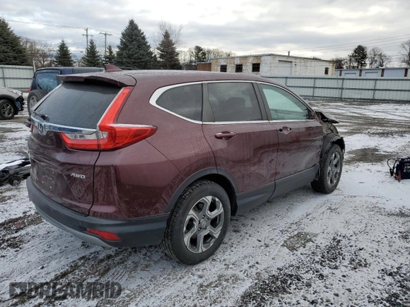 2019 Honda CR-V EX with VIN 2HKRW2H52KH618055, listed as a Copart auction lot 36500663 with 37,655 mi miles. Bid and sale history available at carsss.com. Image 3.