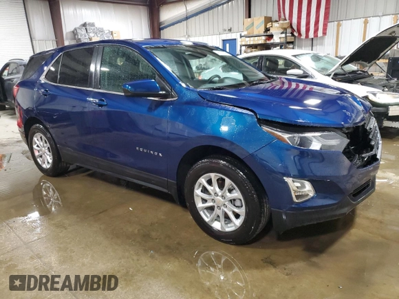 2021 Chevrolet Equinox LT with VIN 3GNAXUEV3ML383136, listed as a Copart auction lot 48557975 with 15,395 mi miles and Salvage Title. Bid and sale history available at DreamBid. Image 4.
