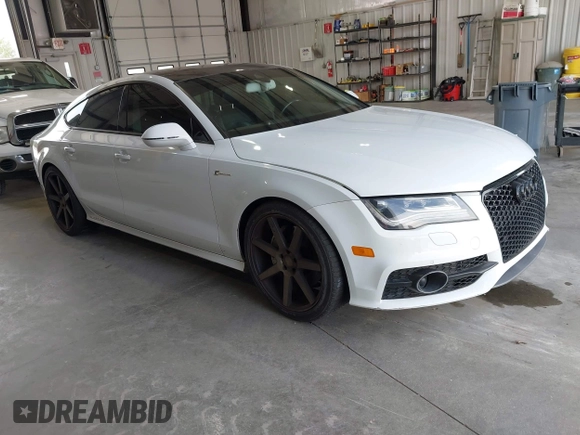 2012 Audi A7 Prestige with VIN WAU3GAFC9CN073453, listed as a IAAI auction lot 42698833 with 82,643 mi miles and . Bid and sale history available at DreamBid. Image 1.