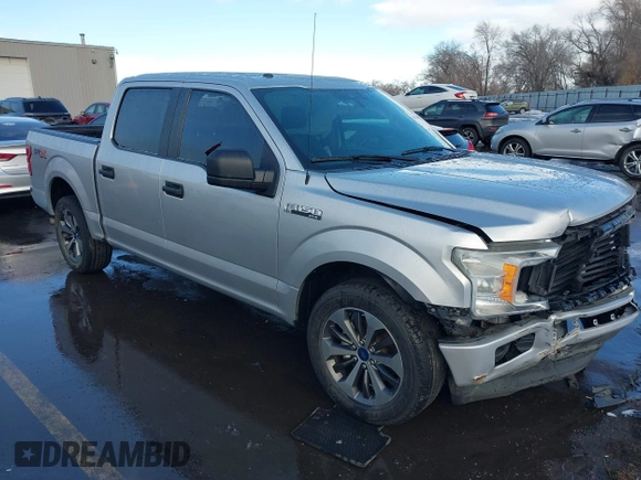 2019 Ford F-150 XL with VIN 1FTEW1C54KFD48711, listed as a IAAI auction lot 41601800 with 94,295 mi miles and . Bid and sale history available at carsss.com. Image 1.