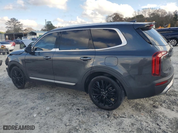 2021 Kia Telluride SX with VIN 5XYP54HC9MG166412, listed as a Copart auction lot 85106054 with 30,252 mi miles and Salvage Title. Bid and sale history available at carsss.com. Image 2.