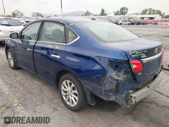 2019 Nissan Sentra SV z VIN 3N1AB7AP6KY221889, wystawiony jako IAAI lot #42077285 z przebiegiem 254 481 mil mil oraz . Historia ofert i sprzedaży dostępna na DreamBid. Obrazek 3.