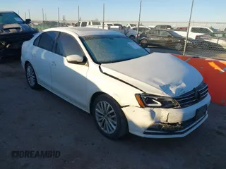 2016 Volkswagen Jetta Sedan 1.8T SEL with VIN 3VWL17AJ5GM373663, listed as a IAAI auction lot 41526305 with 150,326 mi miles. Bid and sale history available at carsss.com. Image 1.