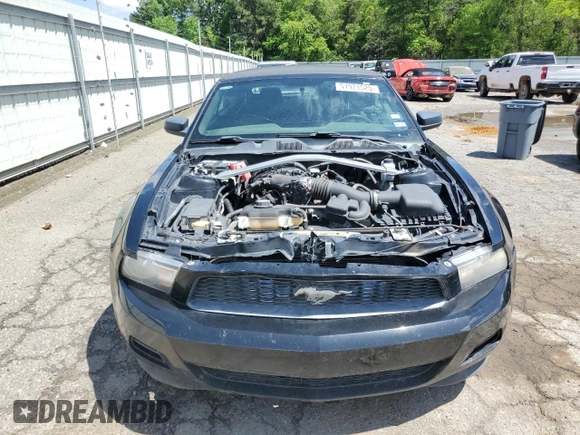 2012 Ford Mustang V6 with VIN 1ZVBP8EM2C5273248, listed as a Copart auction lot 51921525 with Not Provided miles and Clean Title. Bid and sale history available at carsss.com. Image 5.