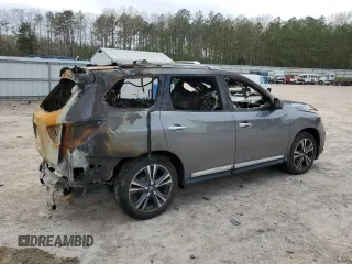2020 Nissan Pathfinder Platinum with VIN 5N1DR2DN0LC605059, listed as a Copart auction lot 51507605 with Not provided miles and Salvage title. Bid and sale history available at DreamBid. Image 3.
