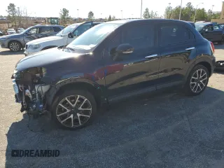 2016 FIAT 500X Trekking Plus with VIN ZFBCFXET0GP484070, listed as a Copart auction lot 88588835 with 63,570 mi miles and Salvage title. Bid and sale history available at DreamBid. Image 1.