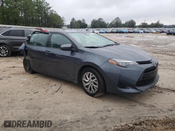 2019 Toyota Corolla L with VIN 2T1BURHE3KC241061, listed as a Copart auction lot 45709575 with Not Provided miles and Salvage Title. Bid and sale history available at DreamBid. Image 4.