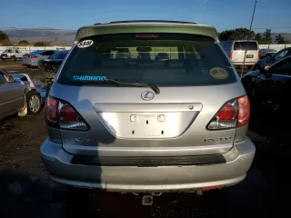 1999 Lexus RX 300 Luxury SUV with VIN JT6HF10U1X0077987, listed as a Copart auction lot 85340324 with 126,686 mi miles and Salvage Title. Bid and sale history available at carsss.com. Image 6.