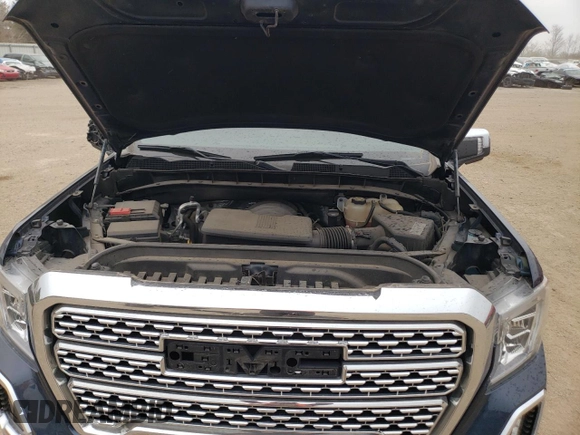 2019 GMC Sierra 1500 Denali with VIN 3GTU9FED4KG293454, listed as a Copart auction lot 53504625 with 38,862 mi miles and Salvage title. Bid and sale history available at DreamBid. Image 11.