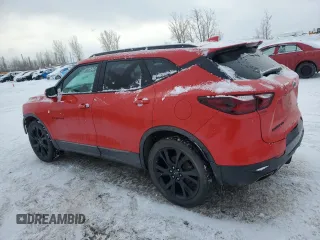 2022 Chevrolet Blazer RS with VIN 3GNKBKRS6NS143335, listed as a Copart auction lot 89139555 with 55,106 mi miles and Salvage title. Bid and sale history available at DreamBid. Image 2.