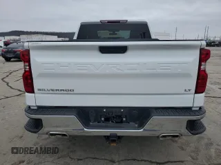 2021 Chevrolet Silverado 1500 LT with VIN 1GCRYDED0MZ108834, listed as a Copart auction lot 44818655 with 43,207 mi miles and Salvage Title. Bid and sale history available at DreamBid. Image 6.