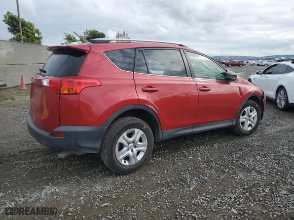 2014 Toyota RAV4 LE with VIN JTMZFREV8EJ002627, listed as a Copart auction lot 51295145 with 86,828 mi miles and Salvage Title. Bid and sale history available at carsss.com. Image 3.