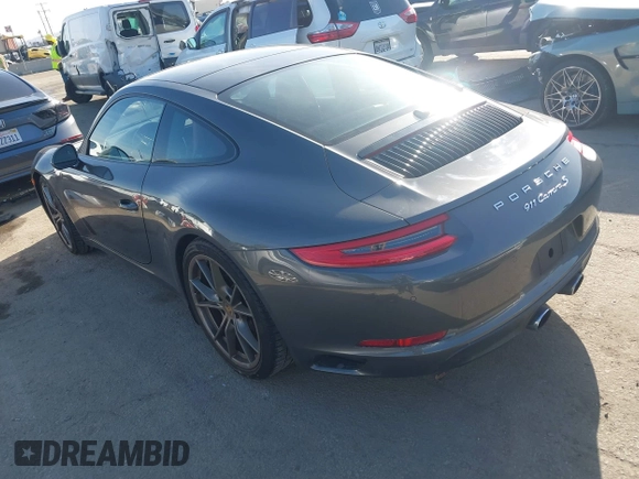 2019 Porsche 911 Carrera S with VIN WP0AB2A90KS114837, listed as a IAAI auction lot 41709937 with 50,248 mi miles. Bid and sale history available at carsss.com. Image 3.