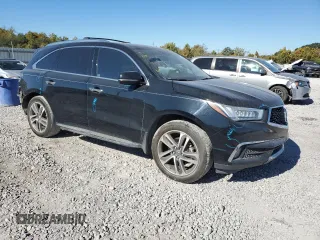 2018 Acura MDX Advance with VIN 5J8YD3H9XJL001637, listed as a Copart auction lot 76556854 with 76,886 mi miles and Salvage Title. Bid and sale history available at DreamBid. Image 4.