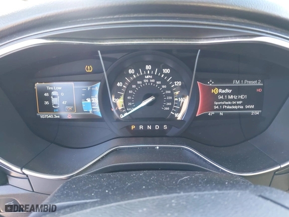 2018 Ford Fusion Titanium with VIN 3FA6P0D95JR138770, listed as a IAAI auction lot 41411388 with 107,540 mi miles. Bid and sale history available at carsss.com. Image 7.