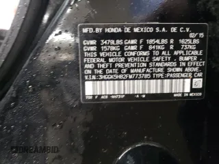 2015 Honda Fit EX-L with VIN 3HGGK5H82FM773785, listed as a Copart auction lot 47592625 with 26,997 mi miles and Salvage Title. Bid and sale history available at carsss.com. Image 13.