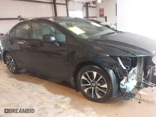 2013 Honda Civic Sdn EX-L with VIN 19XFB2F90DE093332, listed as a IAAI auction lot 41717210 with 89,817 mi miles. Bid and sale history available at carsss.com. Image 14.