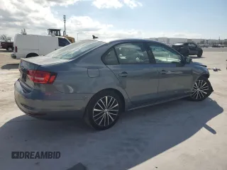 2015 Volkswagen Jetta Sport with VIN 3VWD17AJ9FM214051, listed as a Copart auction lot 45577485 with 109,361 mi miles and Non repairable. Bid and sale history available at DreamBid. Image 3.