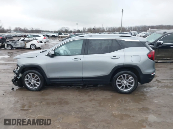 2023 GMC Terrain SLT with VIN 3GKALVEG0PL136001, listed as a IAAI auction lot 41799921 with 76,933 mi miles and . Bid and sale history available at carsss.com. Image 14.