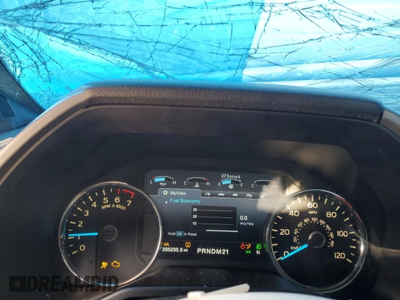 2016 Ford F-150 XLT with VIN 1FTEW1EF3GFB93890, listed as a Copart auction lot 89267065 with 205,235 mi miles and Non Repairable. Bid and sale history available at DreamBid. Image 9.