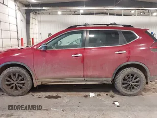 2017 Nissan Rogue SL with VIN 5N1AT2MV1HC828349, listed as a IAAI auction lot 41607853 with 155,061 mi miles. Bid and sale history available at carsss.com. Image 14.