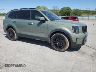 2024 Kia Telluride SX Prestige X-Line with VIN 5XYP5DGC0RG532699, listed as a Copart auction lot 52820365 with 10,455 mi miles and Salvage title. Bid and sale history available at DreamBid. Image 4.