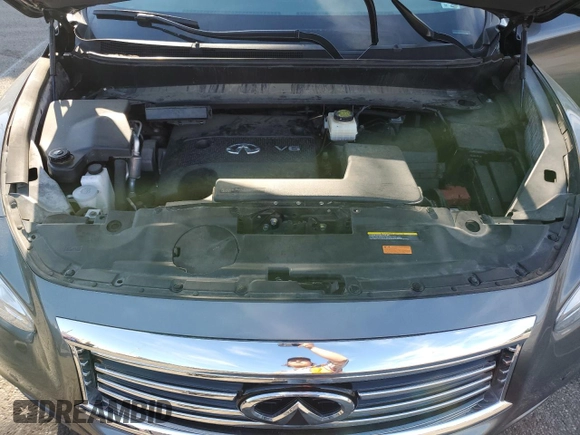 2015 Infiniti QX60 with VIN 5N1AL0MM3FC504280, listed as a Copart auction lot 56704915 with 44,094 mi miles and Salvage title. Bid and sale history available at DreamBid. Image 12.